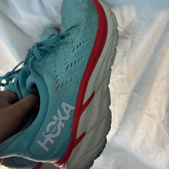 Women Hoka One One Clifton 8 Aquarella Running Shoes Sneakers - Picture 4 of 7